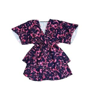 Pink Floral Vacation Dress